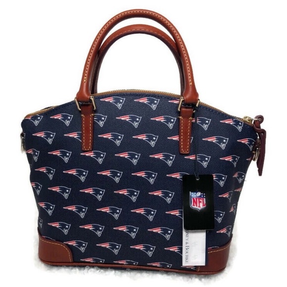 Dooney & Bourke NFL Patriots Charli Satchel NWT - Picture 5 of 6